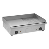 Plancha Grill Mitad Lisa Y Mitad Acanalada Migsa Bn-822b