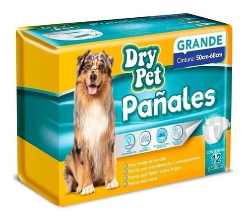 Pañales Para Perro Grande Dry Pet