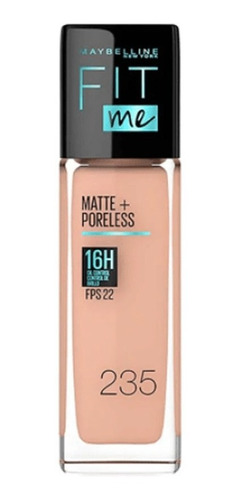 Base Fit Me Matte Poreless Piel Normal Grasa Tono 235