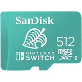 Nintendo Switch Tarjeta Microsdxc Sandisk 512 Gb Licenciada