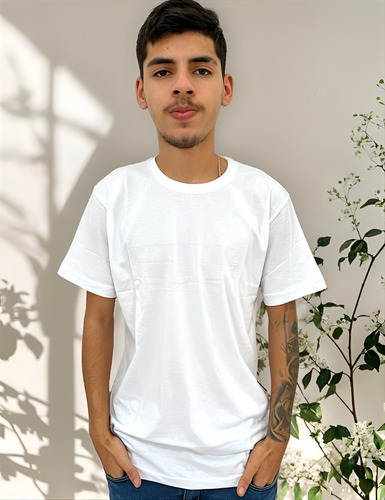 Camiseta Masculina Básica Gola Careca Gangster Estampada