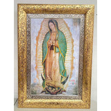 Cuadro Virgen De Guadalupe Marco De Rosas