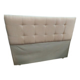 Respaldo Para Sommier Queen 160cm Capitone Chenille