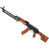 Rifle Elétrico Rpks74 Madeira Full Metal Em Aço Lct Airsoft