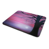 Mouse Pad Árbol Fondo Rosa Tapete Laptop Económico