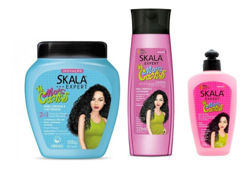 Mais Cachos Trata Sh Y Gel Kit - g a $82