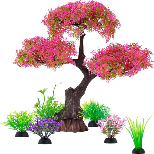 Ameliade Plastic Artificial Plant, Aquarium Decoration