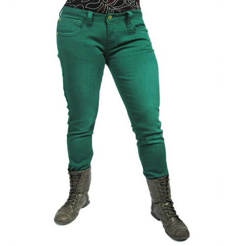 Pantalon Jeans Uk2la Mujer Talla 3 Color Verde