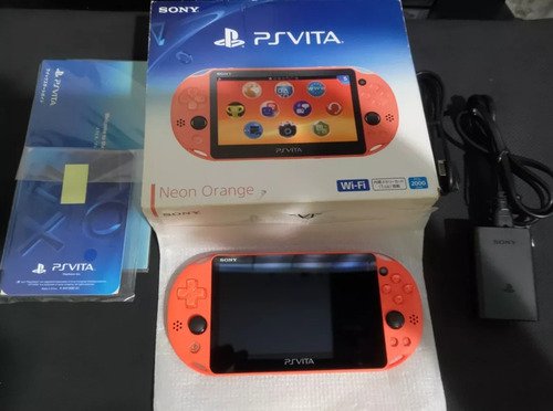 Sony Ps Vita Slim Pch-20 1gb Standard Cor  Neon Orange