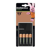 Carregador De Pilhas Aa/aaa Duracell + 4 Pilhas Aa - Dx1500