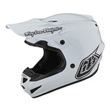 Casco Para Moto Troy Lee Se4 Polyacrylite Mono Blanco