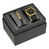 Set Box Bulova Corporate 97k100 Color De La Correa Negro