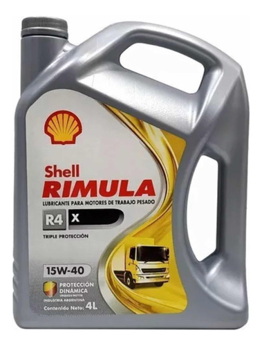 Aceite Shell Rimula R4x 15w40 4lts