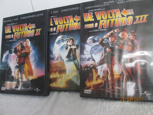 Dvds Trilogia De Volta Para O Futuro Original Dublados Boxs
