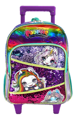 Mochila Poopsie Primaria Con Carro Sh320