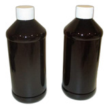 Botellas Médicas Pet Ámbar Oscuro 16 Oz Magnéticas -lote 6