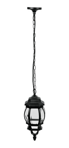 Colgante Farol, Negro, 1xe26