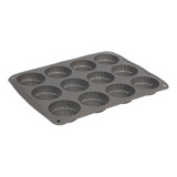 Molde X12 Muffins Silicona Gris