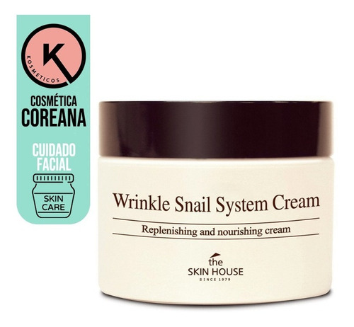 Crema Regeneradora Caracol Antiarruga 50ml Cosmética Coreana