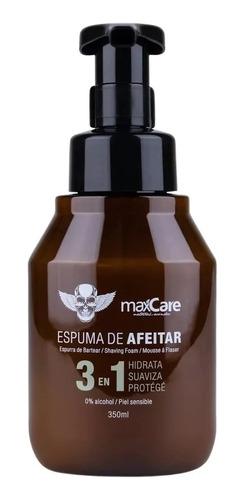 Maxcare® Espuma De Afeitar Sin Alco 3 En 1 Shaving 350ml