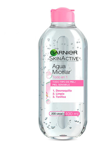 Agua Micelar Todo En 1 Skin Active Garnier