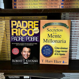 Libros X2 Padre Rico Padre Pobre + Secretos Mente Millonaria