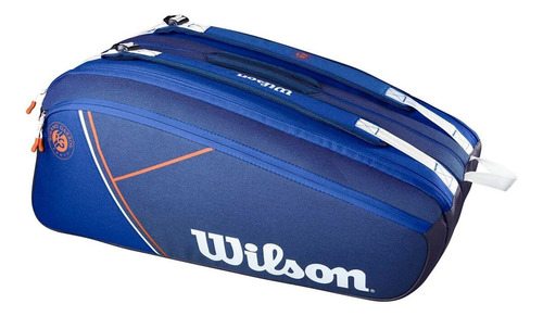Bolso Raquetero Thermobag Morral Tenis Wilson Roland 15pk Color Azul