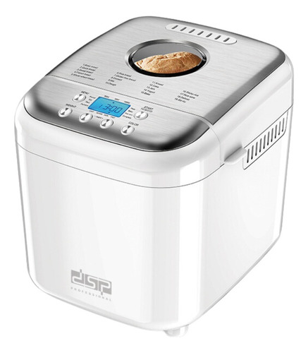 Panificadora Máquina De Pão 220v Pão Bolo Automática Cor Branco Com Inox