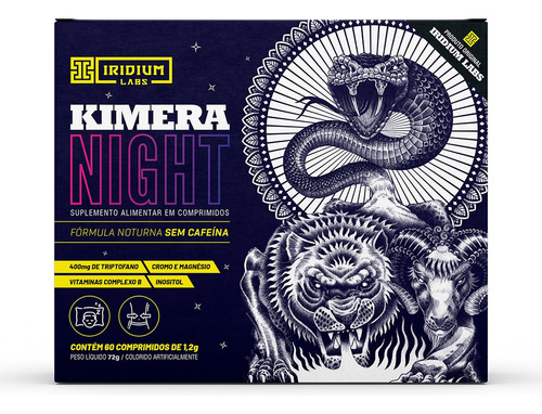 Kimera Night Termogênico Noturno 60 Comps - Iridium Labs 