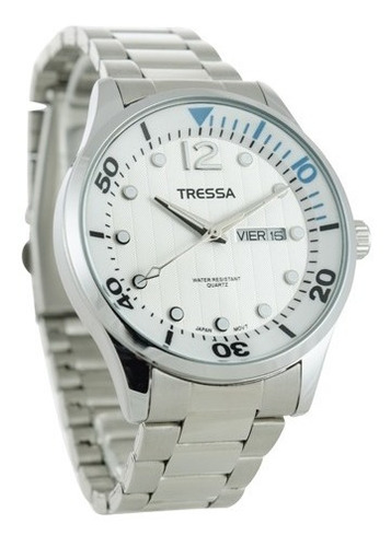 Reloj Tressa Hombre Twin Acero Doble Calendario Garantia 