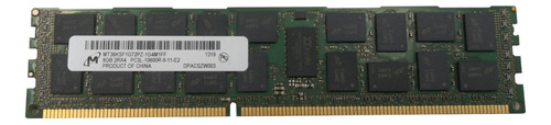 2 Modulos De Memoria Ram Micron 8gb Pc3-10600r Ecc Registro 