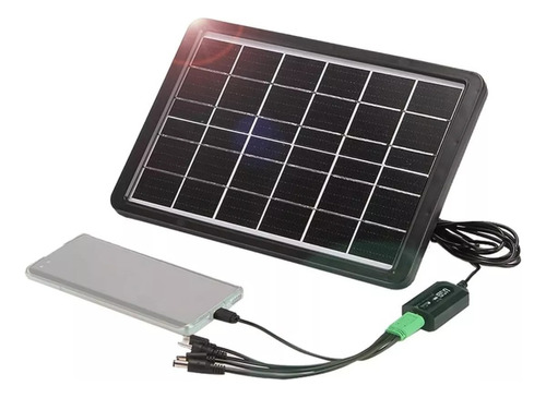 Panel Solar 15w Portátil Puerto Usb Cargador Celular