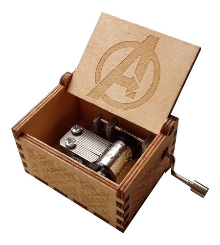 Caja Musical Avengers Serie Superhéroes Marvel Cajita Música