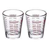 2x Vasos De Taza Medidora Multiusos Mini Tazas Medidoras Con