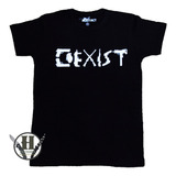 Remera Tactica Negra Coexist Elastic Rotact Todos Los Talles