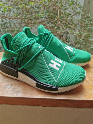 adidas Nmd R1 Pharrel Hu Green Bb0620 X Us M 9