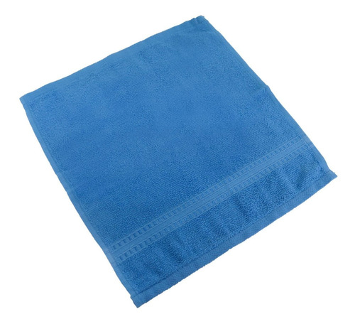 Toalla Facial 30x30 Cm Newbest 330 Gramos Azul