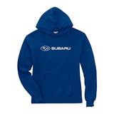 Subaru Genuine Subaru Logo Blue Basic Pullover Sudadera Impr