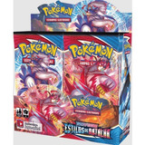 Box Booster Pokemon Espada Escudo 5 Estilos De Batalha C/ 36