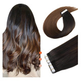 Xdhair Extensiones De Cabello Humano Remy Con Cinta Adhesiva