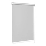 Cortina Rolo Blackout De Medida 1,00x2,00 Blecaute 0% Luz Cor Cinza