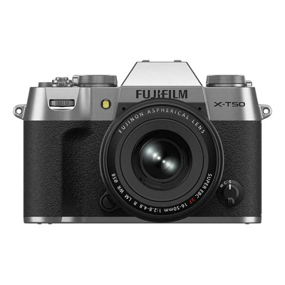 Cámara Fujifilm X-T50 Plata 40.2 Mpx + Objetivo Xf16-50mm Color Plateado | Meses sin interés