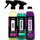 Shampoo Automotivo V-floc + Sintra Fast Apc + Izer Vonixx