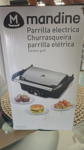 Parrilla Eléctrica 2 En 1 Mandine. Excelente Estado!!