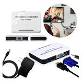 Vga A Hdmi Adaptadores Convertidor Conector Vga A Hdmi 1080p