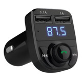 Receptor Bluetooth Autos Transmisor Fm Mp3 Carga Rápida Usb