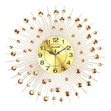 Neotend Reloj De Pared 3d 64pcs Diamantes Reloj Decorativo D