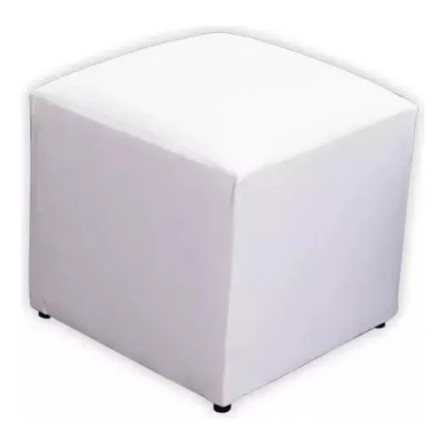 Puff Cubo 40x40 Ecocuero Reforzados