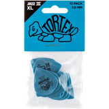 Kit 12 Palhetas Dunlop Tortex Jazz 1.00mm Made In Usa Cor Azul Tamanho 1.00