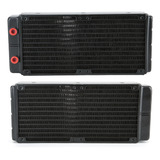 Disipador De Calor Doble De 24 Tubos Para Pc Cooling Parts D